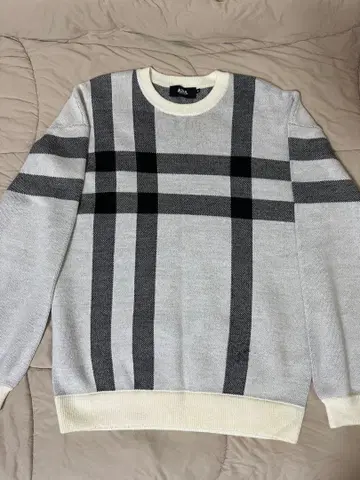 AZUL by MOUSSY 체크 니트 M