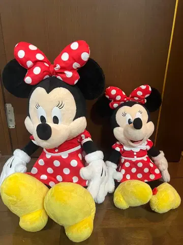미니 마우스 봉제 인형 대소 세트