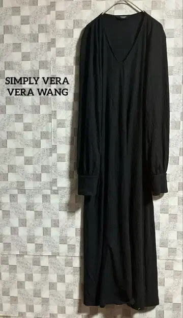 SIMPLY VERA VERA WANG 블랙 롱 원피스
