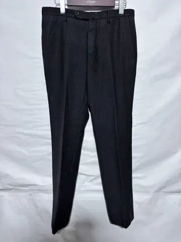 INCOTEX 슬림핏 블랙 슬랙스