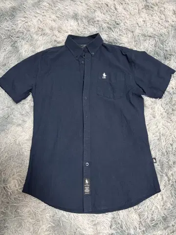 피케 셔츠 네이비 반팔