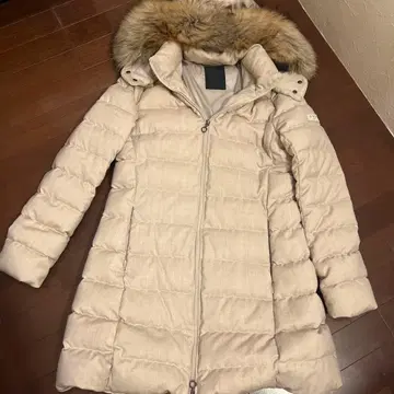 TATRAS 베이지 다운 자켓 퍼 포함