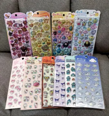 레어 Sanrio 우루츄루 팝 씰 일광화상 키티 폼폼푸딩