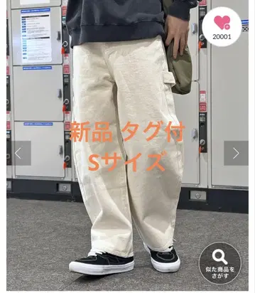 택 포함 새상품 미시착 CPCM USA 코튼 커브 페인터 데님 팬츠 S