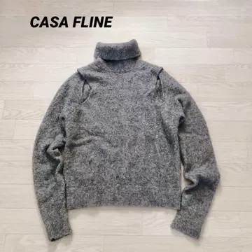 CASA FLINE 카사플라인 터틀넥 스웨터 알파카 혼방