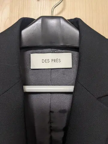 새상품급 DES PRES TOMORROWLAND 수트 자켓 블랙 36