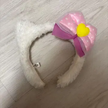 고양이 귀 리본 머리띠 키티