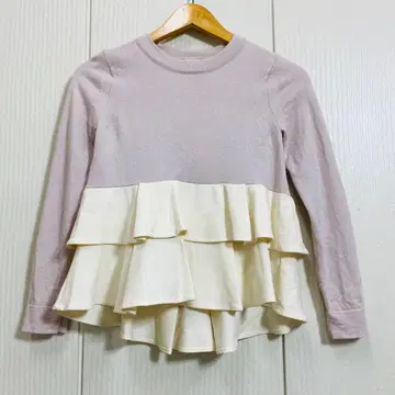 소노 티어드 헤플럼 니트 풀오버