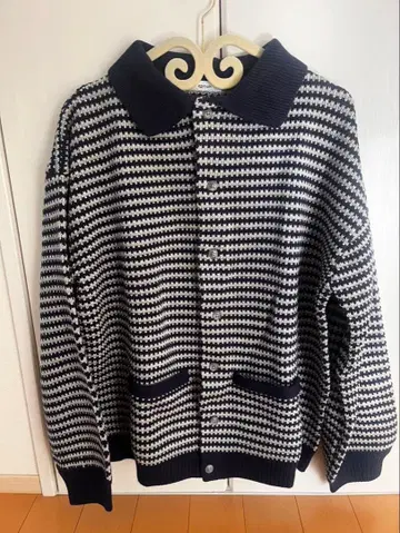 epnok 네이비 화이트 스트라이프 가디건