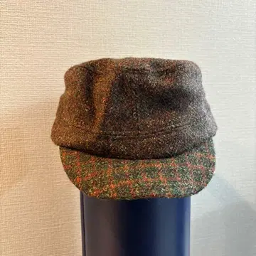 #즉시 구매 가능#HIGH TIDE 브라운 체크 #워크캡 #일본제