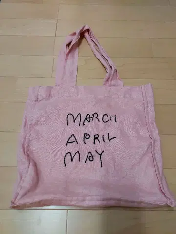 MarchAprilMay 린넨 토트백 9L momo