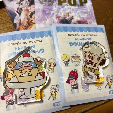 SANJI의 OYATSU 트레이딩 아크릴 블록 2개 세트