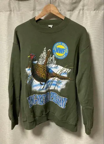 vintage 미국제 맨투맨 트레이닝복 그린