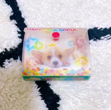 헤이세이 레트로 메모장 강아지 개 애니멀 HAPPY COLORFUL