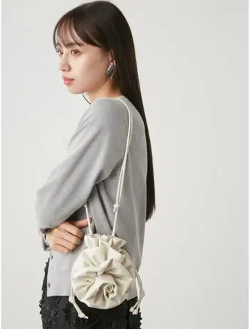 SNIDEL 코사지 백