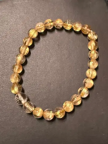 골드 타이틴 루틸 쿼츠 팔찌