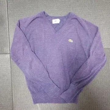 라코스테 니트 퍼플