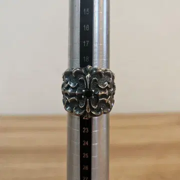 실버 925 반지 백합 십자가 크로스 그런지 20호