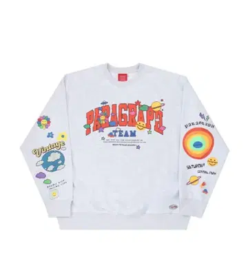 PARAGRAPH TEAM 오버 사이즈 맨투맨