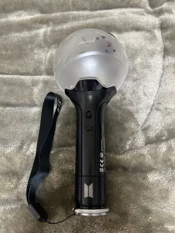 K-POP BTS 응원봉 블랙/투명 스트랩 포함