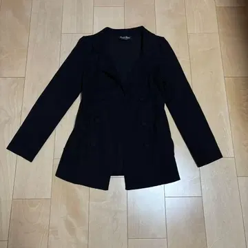블랙 더블 브레스트 자켓 M 사이즈