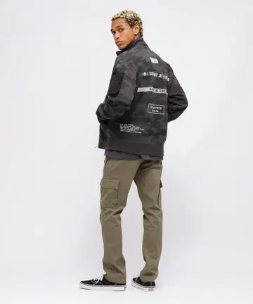 AVIREX STENCILSTANDZIPSWEATHATINTHERING