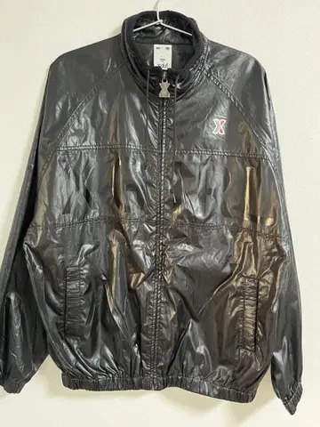 X-GIRL 라이트 웨이트 블루종 점퍼 블랙