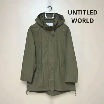 UNTITLED 마운틴 파카 모즈 코트 후드 부착 코트 카키 2