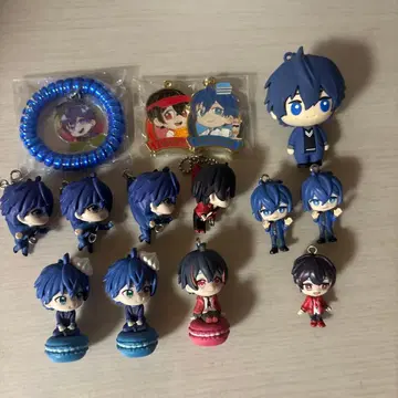 컬러풀 피치 유안군 나오키리 피규어 키링 밴딩 세트