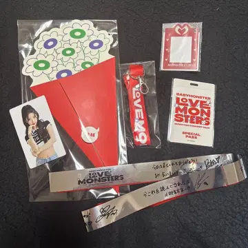 babymonster SS석 한정판 굿즈 은색 테이프