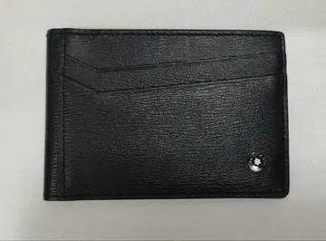 MONTBLANC 몽블랑 블랙 가죽 카드 케이스 거의 미사용