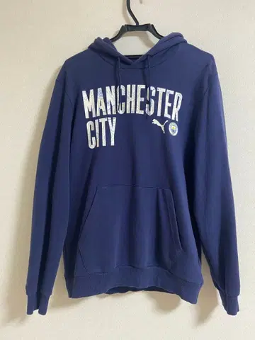 푸마 맨체스터 시티 후드티 네이비