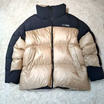 새상품급 ReZARD 다운 자켓 베이지 S 골드