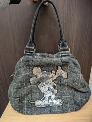 muta 무타 x 해리스 트위드 x 디즈니 핸드백 미키