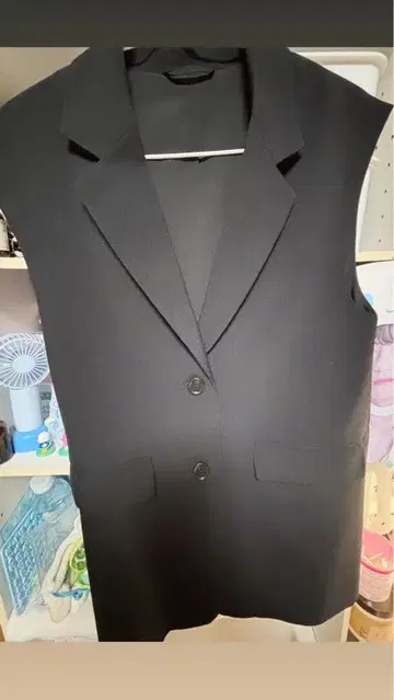 블랙 테일러드 자켓