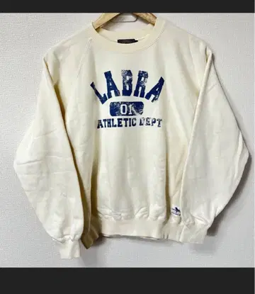 LABRA 애슬레틱 데파트 맨투맨 크림색