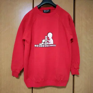 레어 언더 컨스트럭션 영국제 프린트 맨투맨