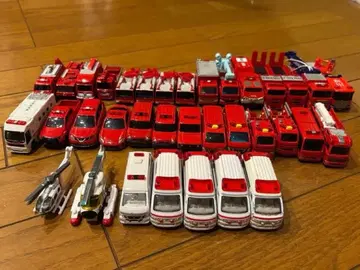 토미카 소방차 구급차 묶음 판매 35대