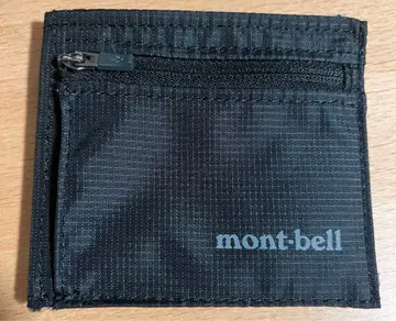 몽벨 플랫 레트 접이식 지갑 블랙
