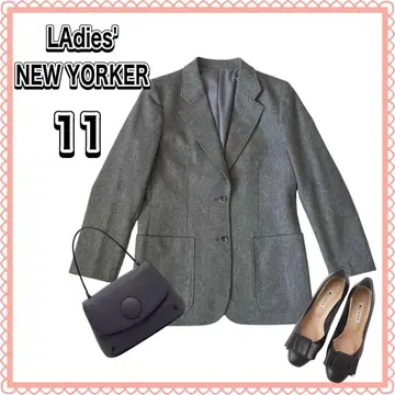 LAdies' NEW YORKER 자켓 그레이 11호 뉴요커