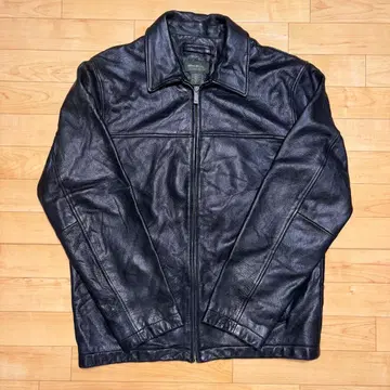 Eddie Bauer 가죽 자켓 소가죽 블랙 빈티지