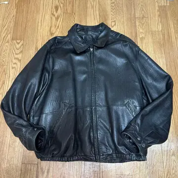 American Classics 블랙 가죽 자켓 XXL