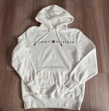 TOMMY HILFIGER 화이트 후드 S