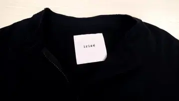 irise 이리제 블랙 코튼 자켓 겉옷 가디건 아우터 일본제