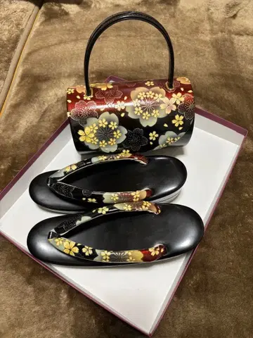 일본 의류용 백과 일본 나막신 세트