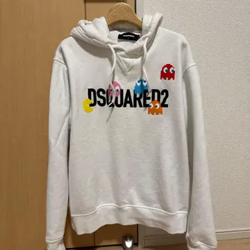 DSQUARED2 게임 캐릭터 프린트 후드티 팩맨