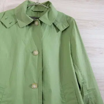 [ 트래디셔널 웨더웨어 ] 여성용 후드 코트 발수 가공 그린