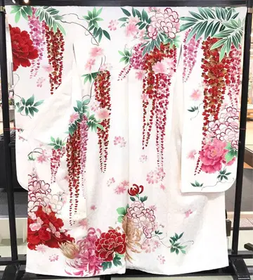 새상품급 순수 실크 후리소데 재단 완료 리메이크 bl-015