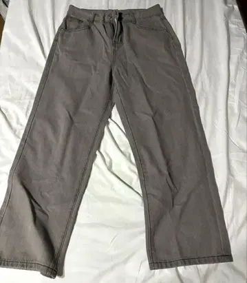 와이드 데님 팬츠 남성용 스트레이트 청바지 배기 카이야스