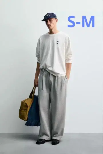25AW CHAMPION X ZARA 플리츠 스웨트 팬츠 S-M